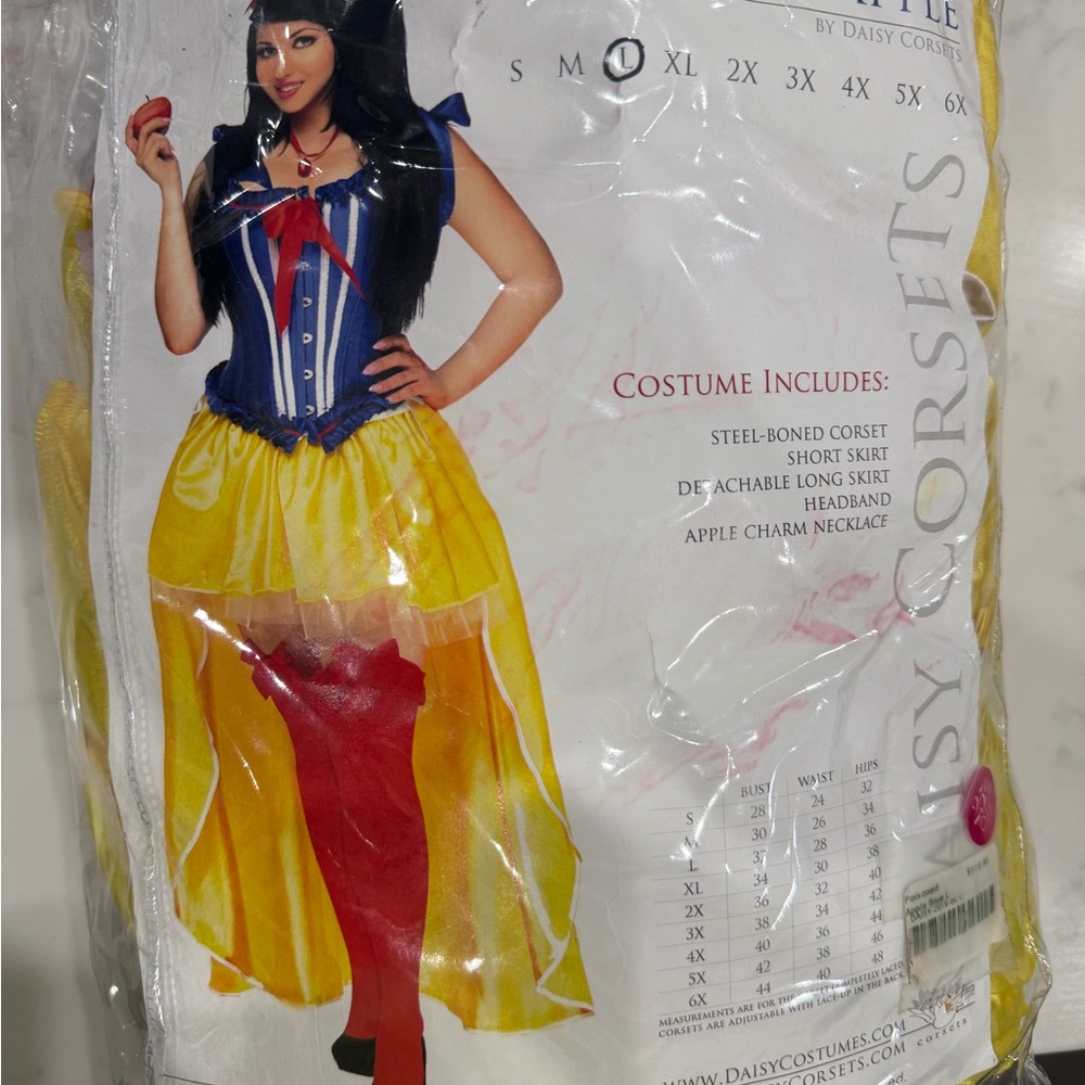 Women Snow White Costume - Blue and Yellow. Excellent Condition